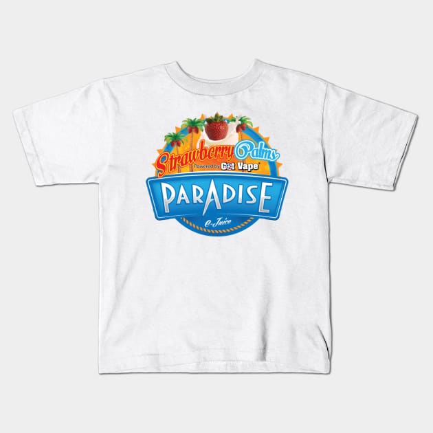 Strawberry Palms Ejuice Kids T-Shirt by PARADISEVAPE